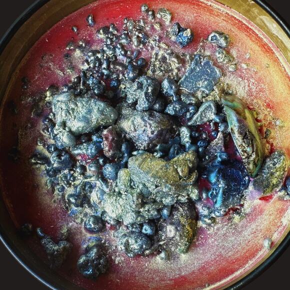 Midsomer Queen Luxury Wickless Candle: Orange Apricot & Rose Petals Scent - Picture 5 of 10